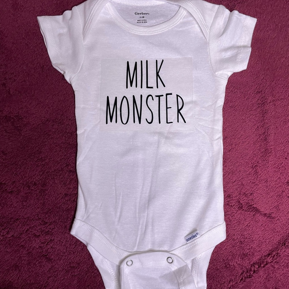 🥳HOST PICK🥳 Milk monster onesie NWOT